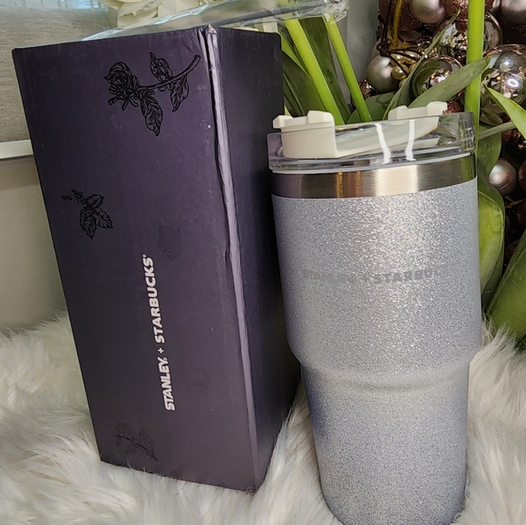 Starbucks x Stanley Stainless Steel Straw Cup Blue Grey Gradient - Picture 4 of 8